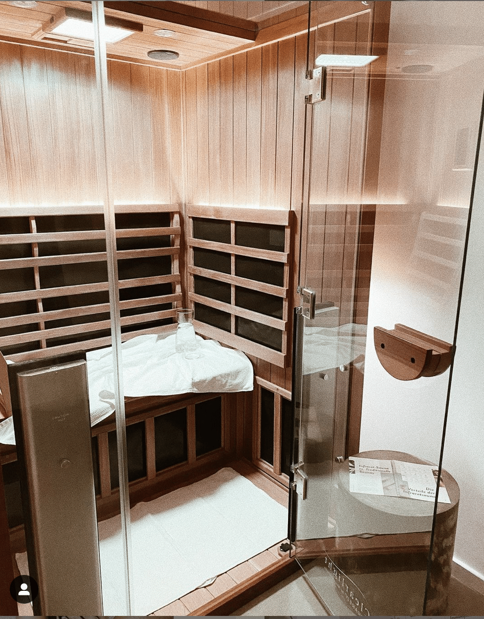 gorgeous photo of infrared sauna